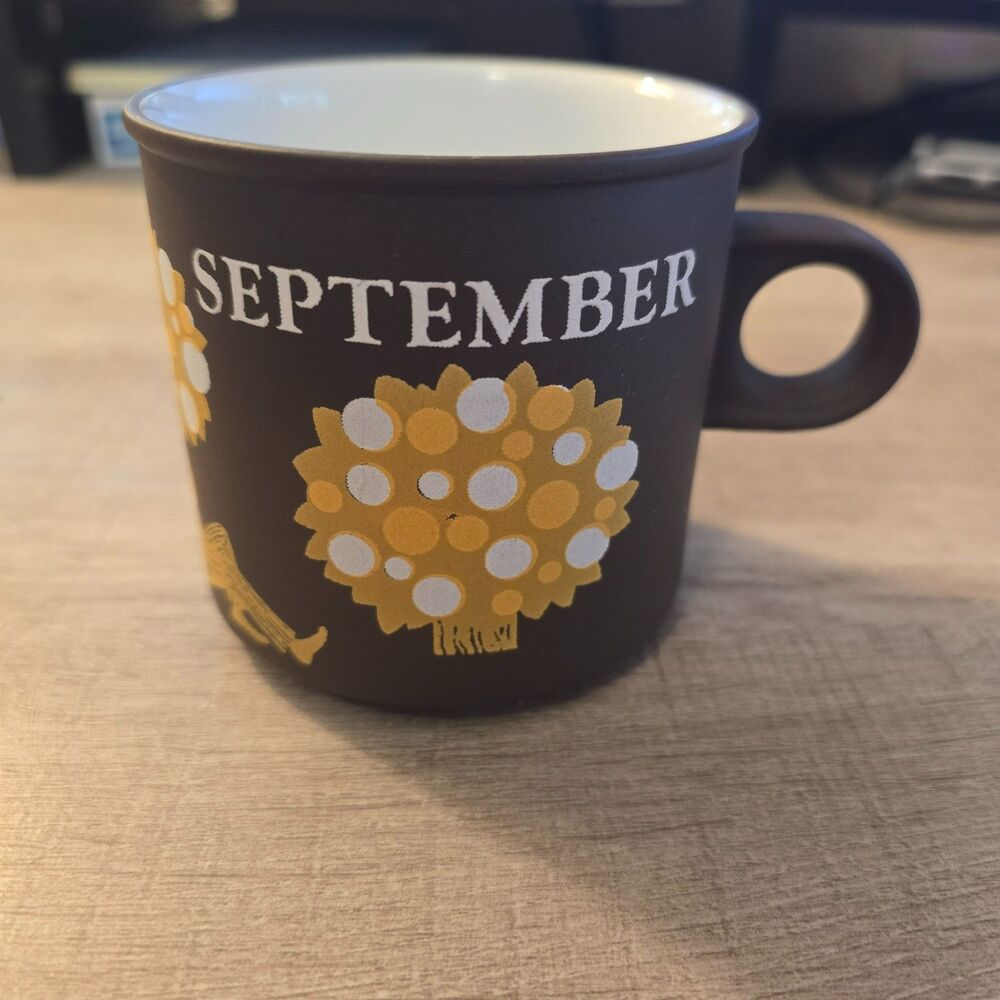 Vintage 1977 Hornsea Lancaster Vitramic "September" Love Mug